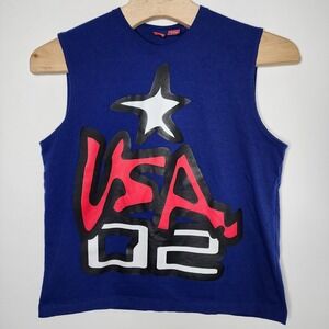 Rare Stephen Sprouse For Target USA Americaland VTG Tank Top Shirt‎ Men Size XL